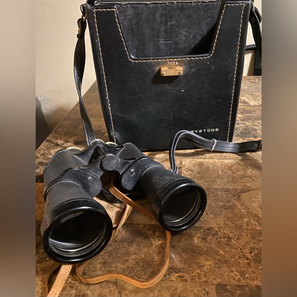 Keystone Black Leather Men's Shoulder Bag